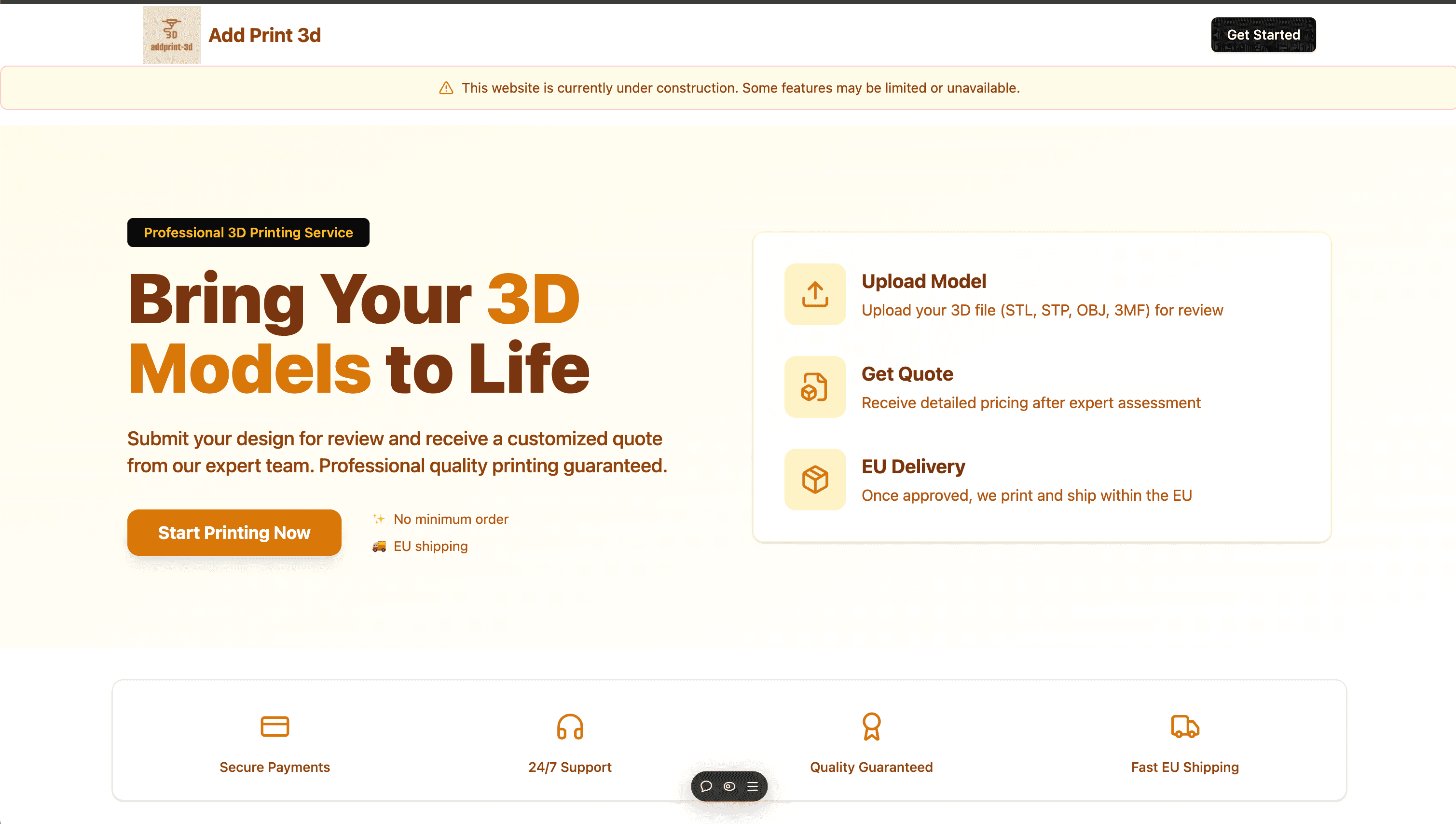 Add Print 3d